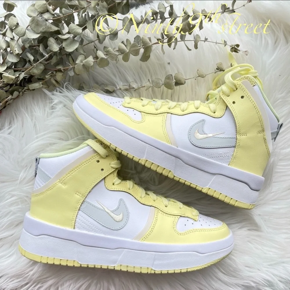 Nike Dunk High Up Lemon W8 DH3718-105 NIB
